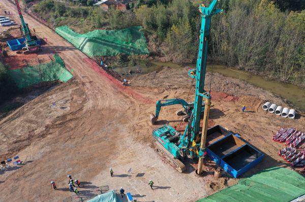 首根樁基開鉆！山河智能助力新建滬渝蓉高速鐵路建設